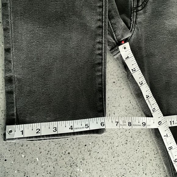 Levi’s Jeans Charcoal Button Fly High Rise Wedgie Straight 24 - Picture 6 of 12